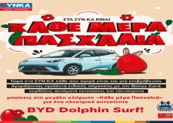 «Κάθε Μέρα Πασχαλιά» διαγωνισμός SYN.KA με δώρο αυτοκίνητο